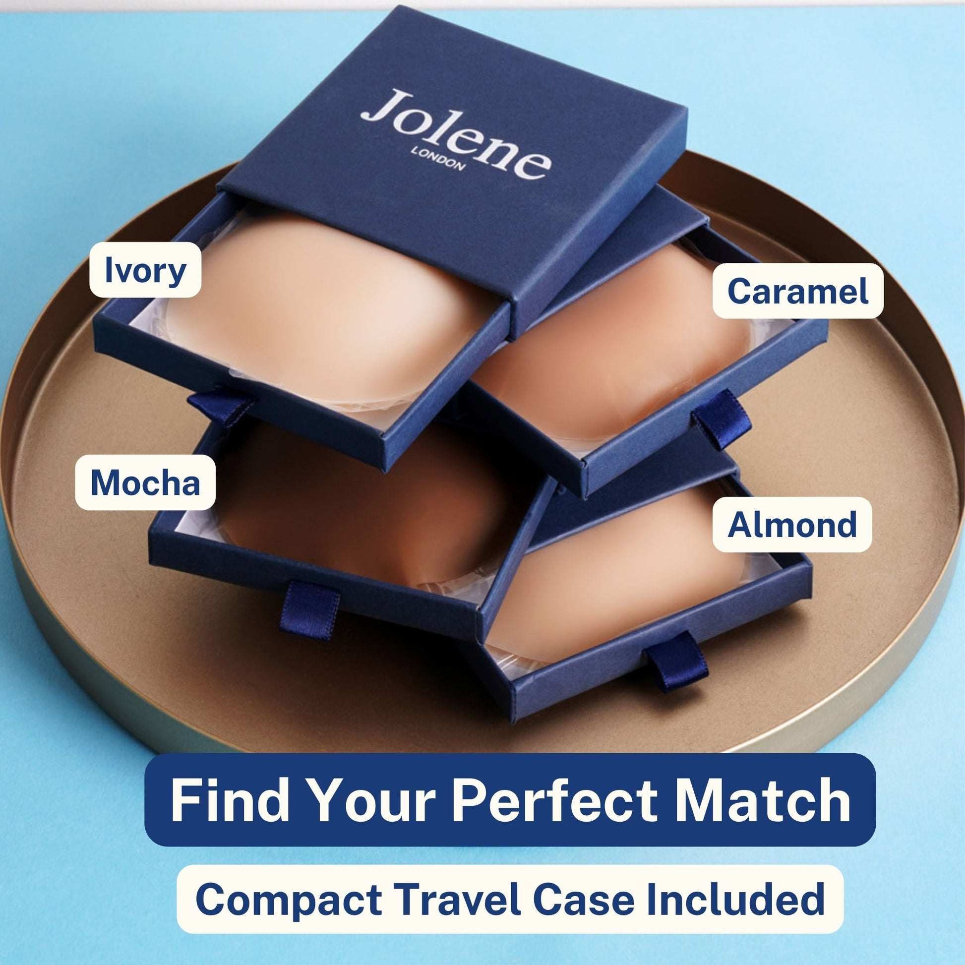 Find Your Perfect Match - Compact Travel Case Included
